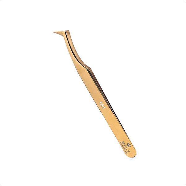 Pinça Macy Volume M4 Golden para Extensão De Cílios