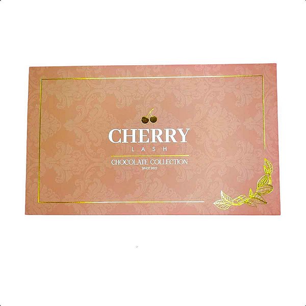 Cílios Cherry Lash W 5D Chocolate Collection Curva M Mix e Tamanho Único - Volume Egípcio