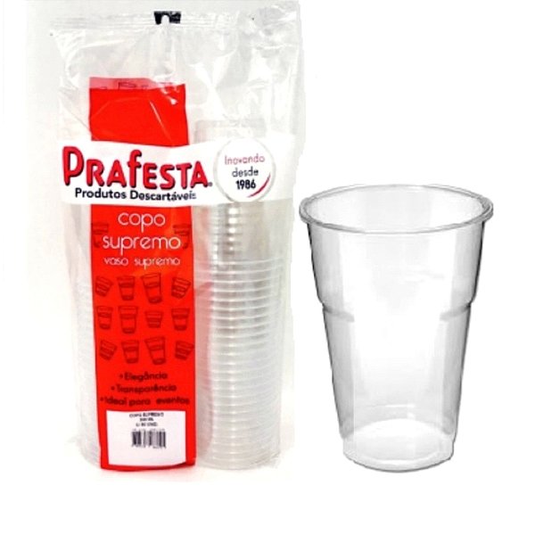 COPO DESC 300 ML SEMIACRIL C/40X16PCT PRAFESTA