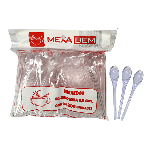 COLHER DESC DE CAFÉ C/200 MEXA BEM