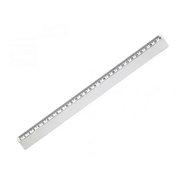 REGUA 30 CM PLASTICA CRISTAL WALEU