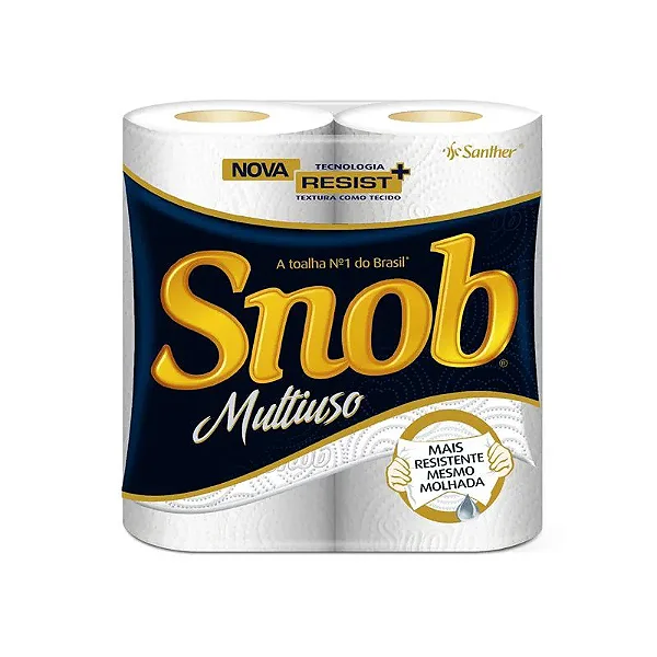 PAPEL TOALHA COZINHA SNOB 50FLS C/2