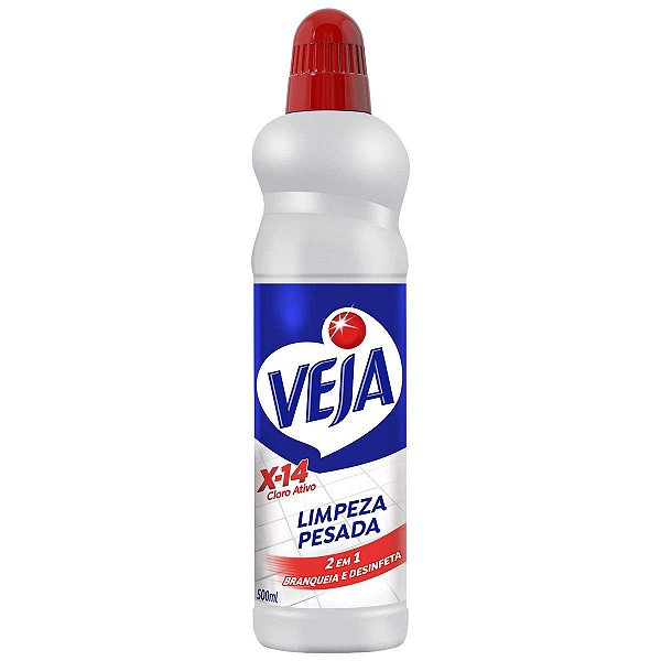 VEJA LIMPEZA PESADA COM CLORO ATIVO 500 ML