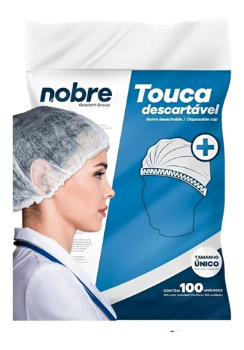 TOUCA TNT SANFONADA BRANCA NOBRE C/100