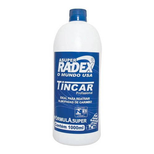 TINTA P/ CARIMBO 1 LT AZUL RADEX