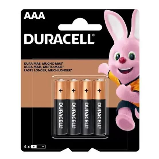 PILHA AAA DURACELL C/4