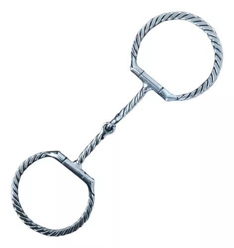 Bridão de cavalo aço inox torcido confortável e seguro