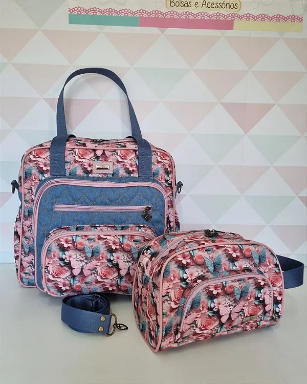 Bolsa Beah e nécessaire Flora