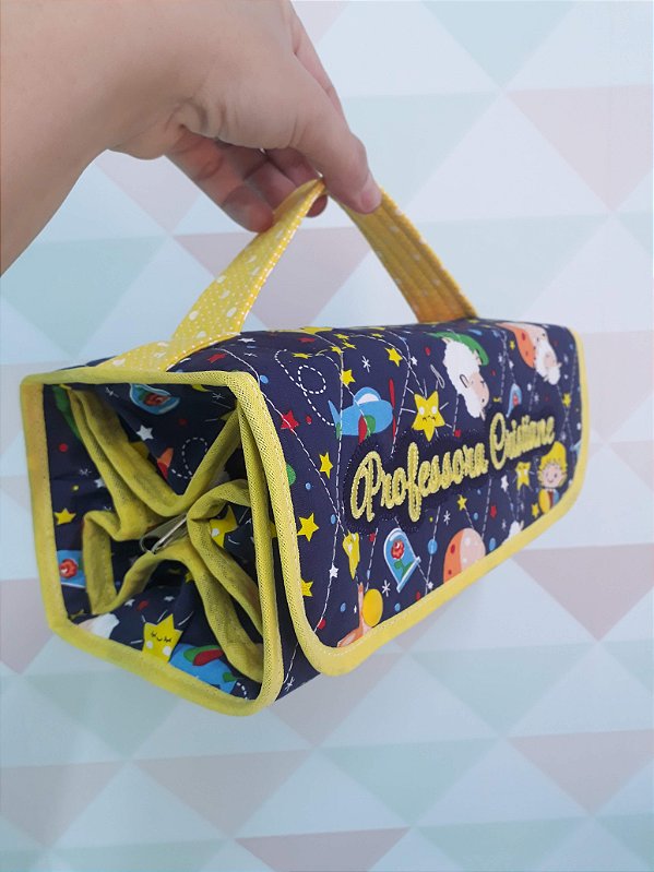 Necessaire Rocambole em tecido