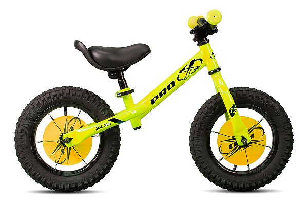 Bicicleta Aro 12 Balance Bike Pro-x Serie Kids Pneu Balão