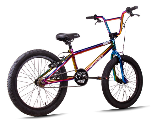 Bicicleta Aro 20 Bmx Prox Serie 5 Rainbow Camaleão Freestyle
