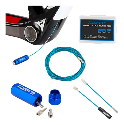 Kit Guia Passador Cabo Cabeamento Interno Quadro