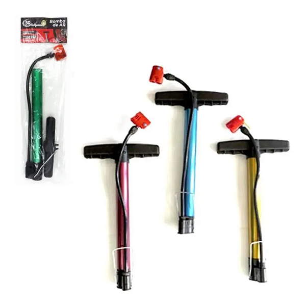 BOMBA DE AR MANUAL/BIKE HUTZ SQ1989