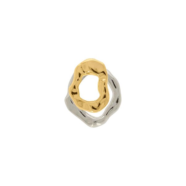 Brinco Mineral Ouro com Níquel 22mm - La Jenni