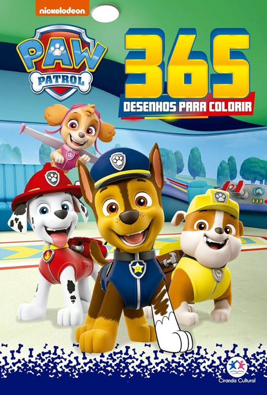 365 DESENHOS PARA COLORIR- PATRULHA CANINA