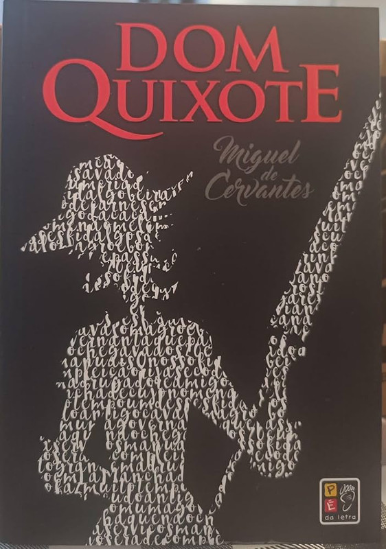DOM QUIXOTE - PÉ DA LETRA CAPA PRETA