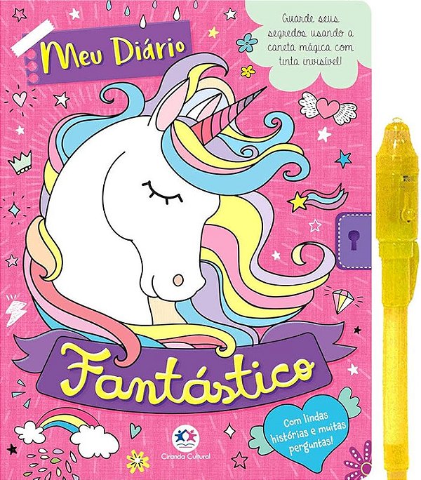 MEU DIÁRIO FANTÁSTICO - COM CANETA ESPECIAL