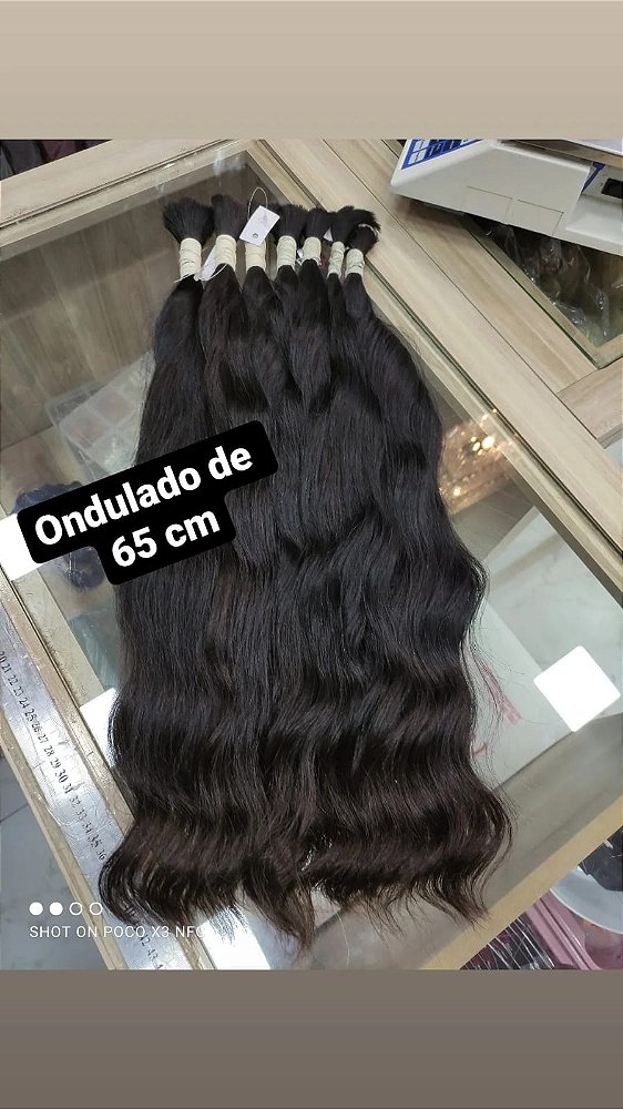 CABELO HUMANO 50 GR 60 65cm