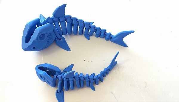 ESQUELETO TUBARÃO GRANDE AZUL
