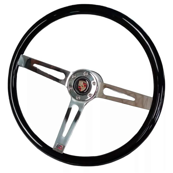 Volante Porsche Preto Fusca Antigo 1966 a 1976