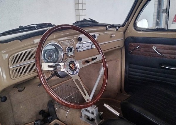 Volante Porsche Jacarandá Fusca 77 em diante