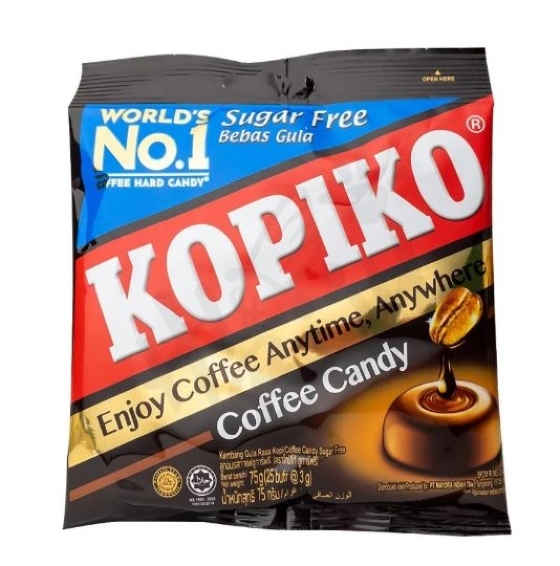 BALA KOPIKO SEM AÇUCAR DE CAFÉ - 75GR