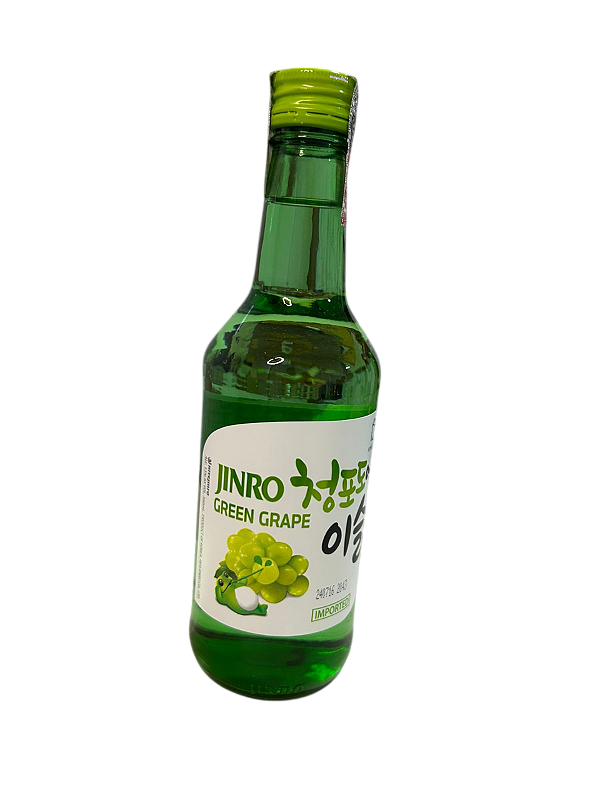SOJU DE UVA VERDE JINRO GREEN GRAPE - 360mL
