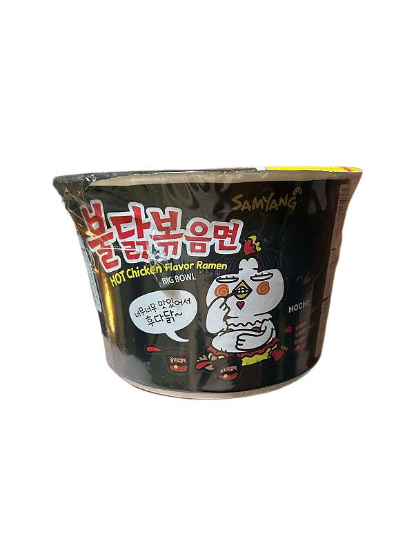 LAMEN COREANO HOT CHICKEN SABOR FRANGO PICANTE ORIGINAL BIG BOWL SAMYANG - 105G