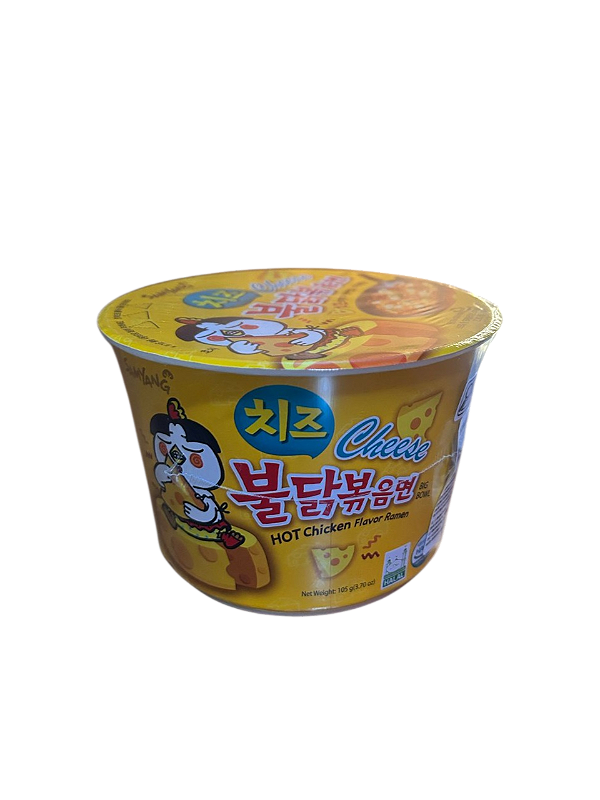 LÁMEN COREANO FRANGO PICANTE COM QUEIJO BIG BOWL 105GR – SAMYANG