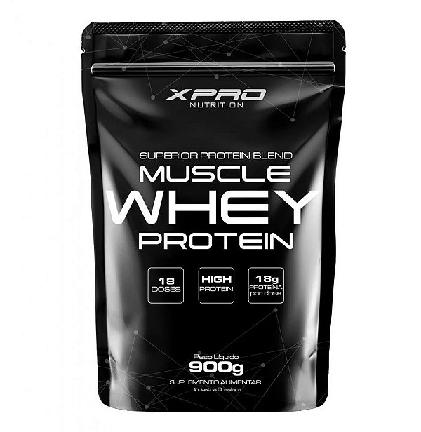 100% Whey Protein Concentrate Refil (900g) - Sabor: Chocolate