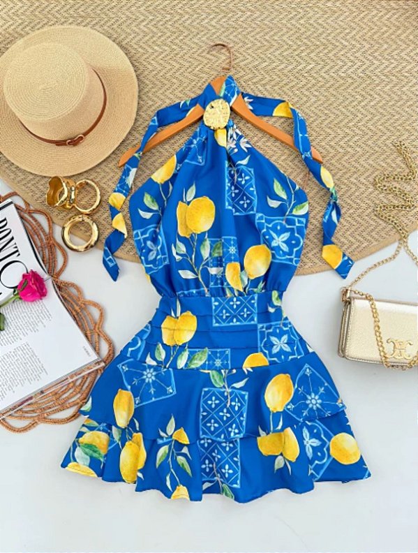 VESTIDO AZUL LIMOM