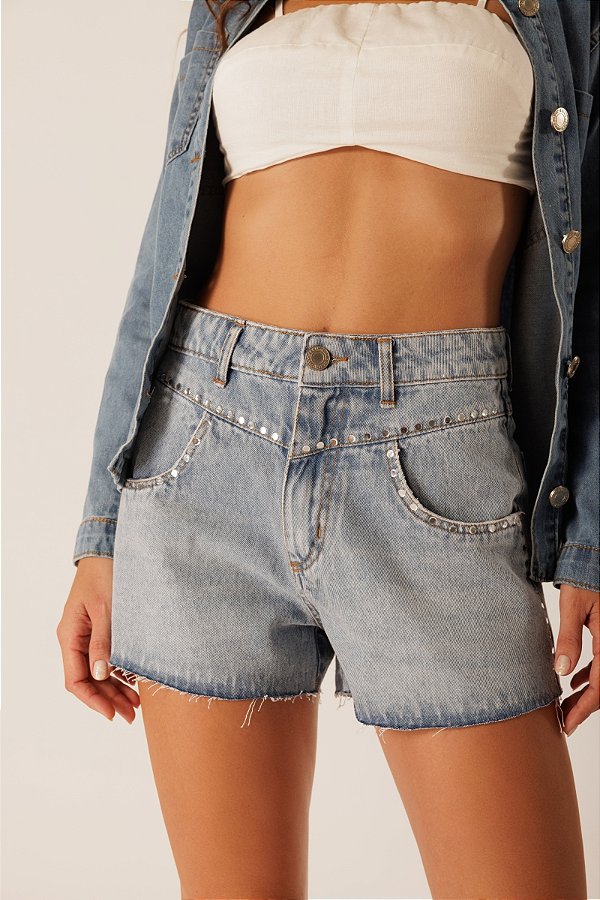 Short Jeans Brilho do Sol