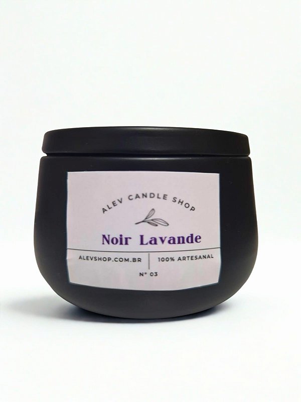 Vela Aromática Noir Lavande