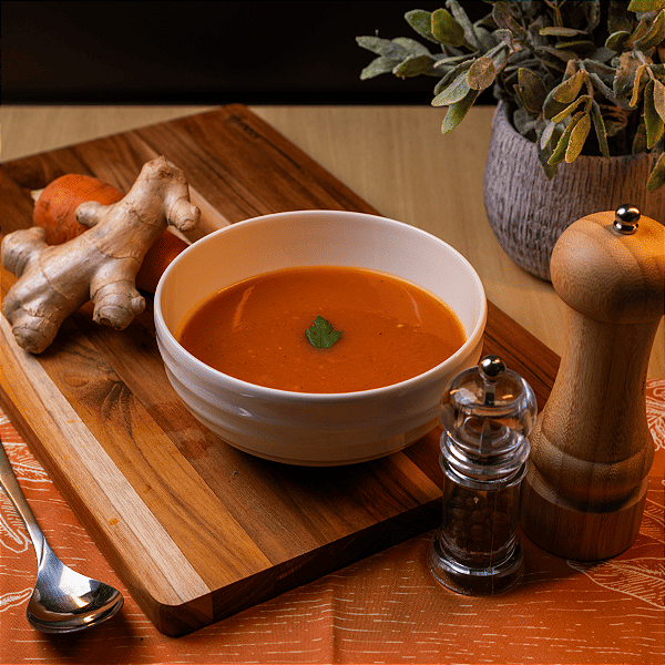 Sopa de cenoura com gengibre - 350ml