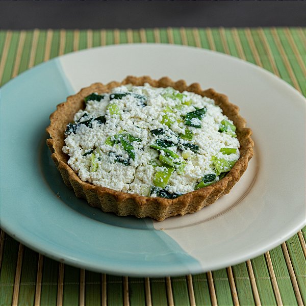 Quiche de Ricota com Alho-Poró