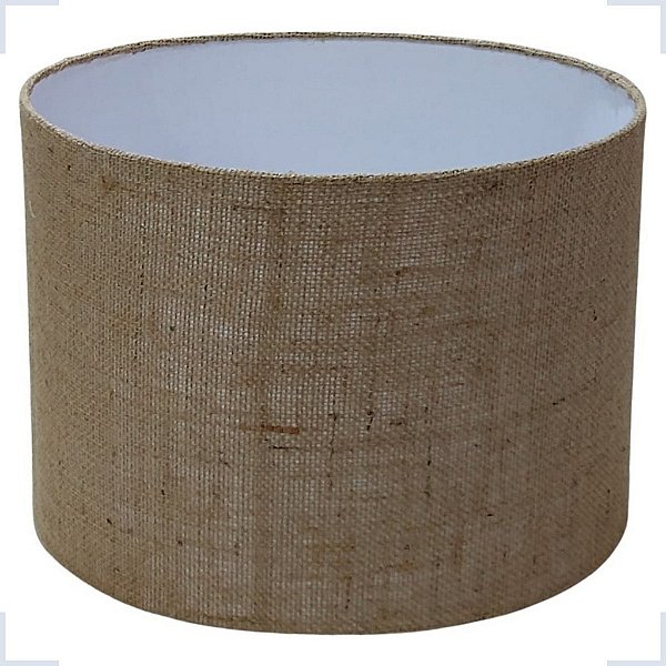 Cúpula de Abajur Cor Juta Medidas 40x40x28