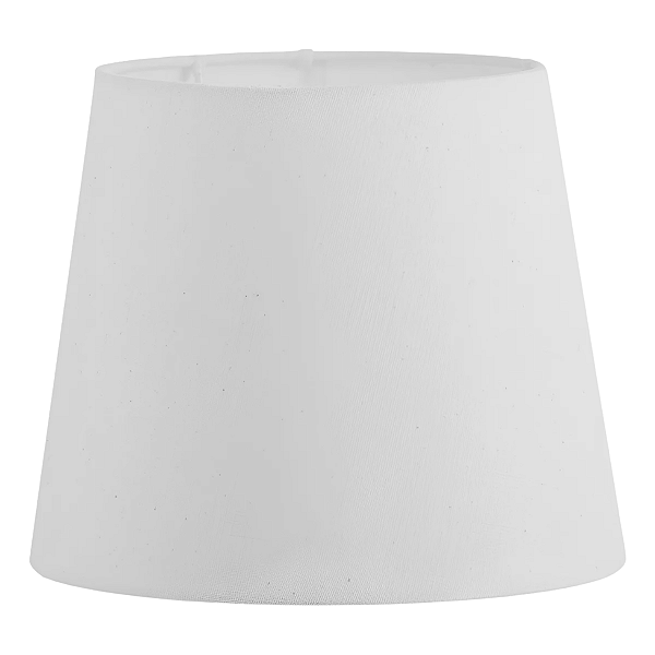 Cúpula de Abajur de Tecido Cônica Branco Medidas 18x22x18