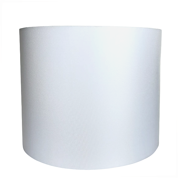 Cúpula Para Abajur Luminária Tecido 30x30x30 Cm Branco E27
