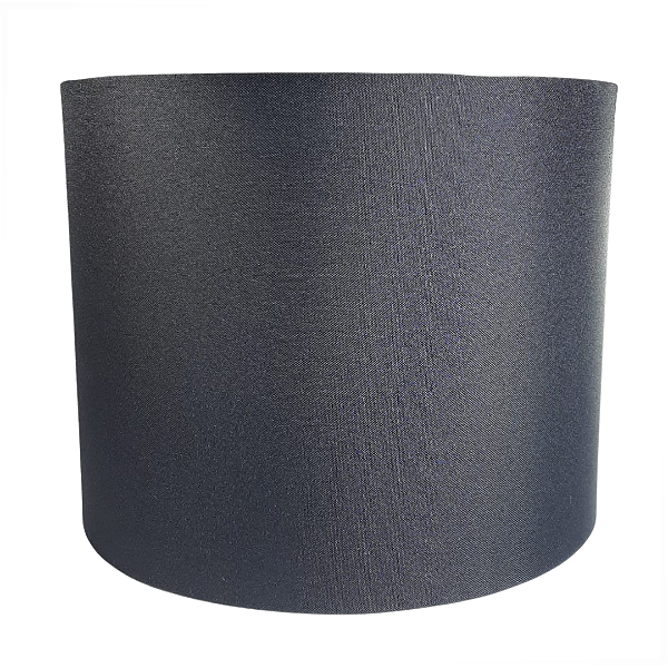 Cúpula Para Abajur Luminária Tecido 30x30x30 Cm Preto E27