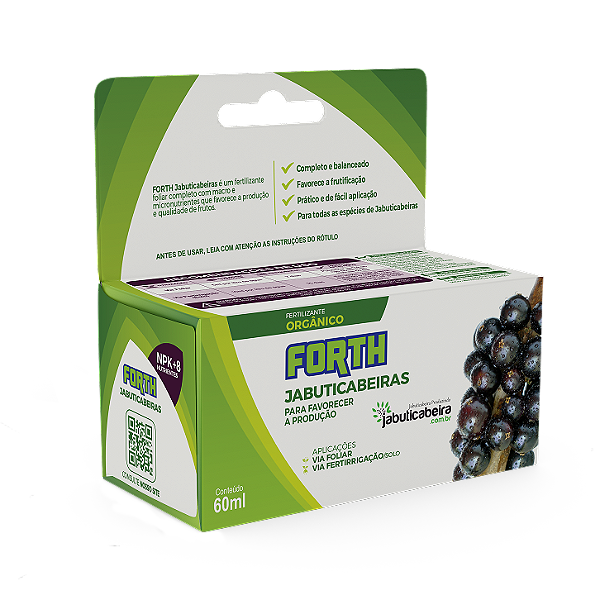 Adubo Forth Jabuticabeiras - Concentrado 60ml
