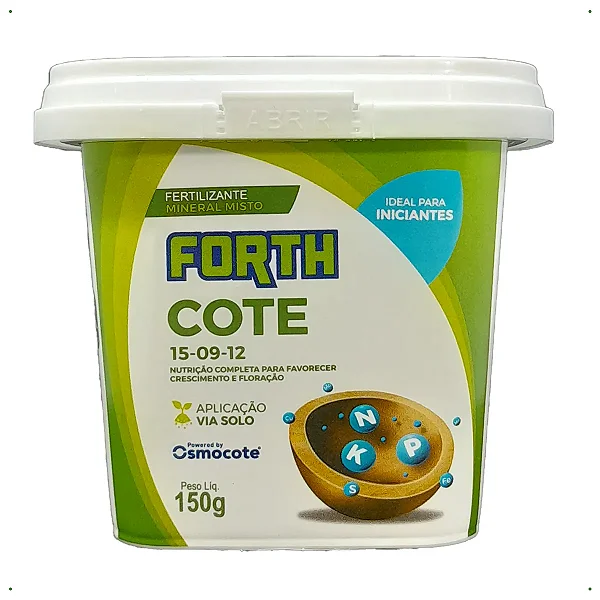 Adubo Forth Cote Plus - 15-09-12 - Balde 150g