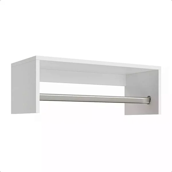 Arara de Roupa Cabideiro Parede - Quarto, Lavanderia 100% MDF