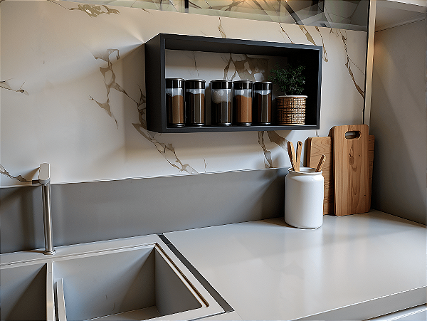 Nicho Retangular Decorativo Livros Moderno 100% MDF