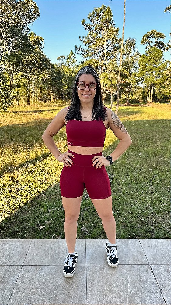 Conjunto Vênus Duo Short e Top Malbec