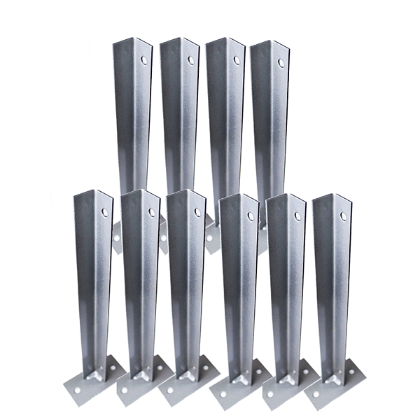 15 Hastes Para Concertina Simples 30 Cm galvanizado