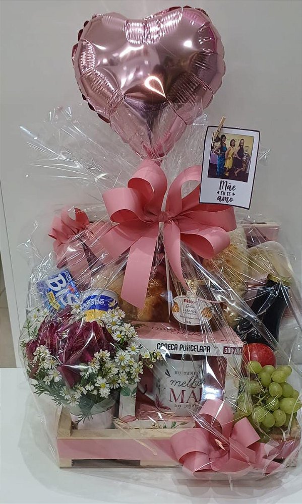 Baú Especial Café da Manhã Dia das Mães para Presente