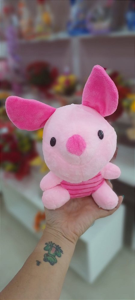 Leitão do Ursinho Pooh 18 cm de Pelúcia