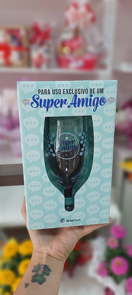 Taça Super Amigo de Vidro 330 ml