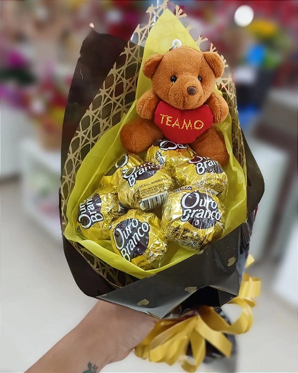 Buquê Mimo de Ouro Branco