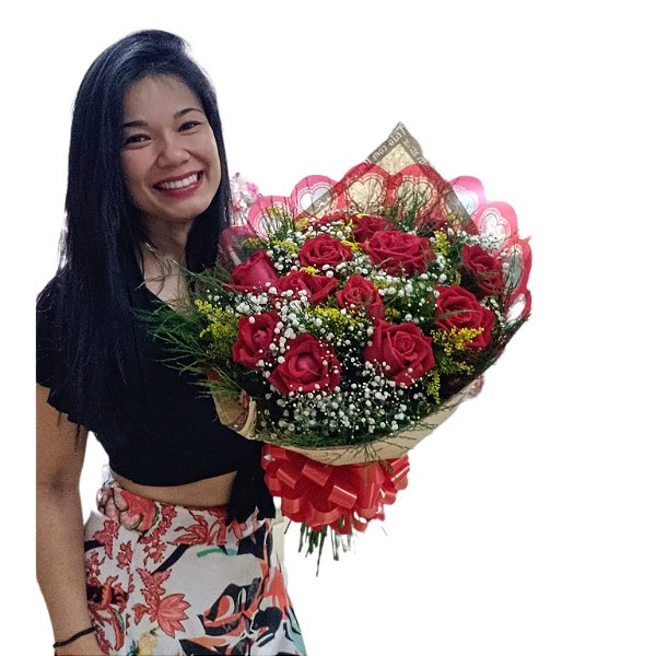 Buquê de 12 Rosas